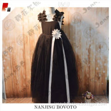 Noble princess black dress elegant summer dress